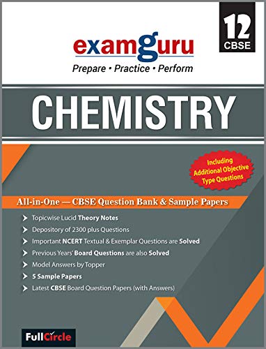 Examguru All In One CBSE Chapterwise Question Bank for Class 12 Chemistry (March 2020 Exam)