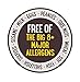Gluten Free Nut Free Cookies | 21 Pack | FreeYumm Ginger Cookies | School Safe Allergen Free Snacks
