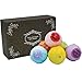 ASFLY Bath Bombs Natural Ultra Lush Essential Oil Spa Bomb Fizzies(Set of 6) for Moisturizing Dry Skin Gift for Ladies and Girls