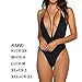 Alotpower Beachwear Bikini Swimsuit for Women,Black,M=US S