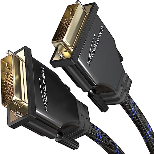 KabelDirekt – Dual Link DVI cable – 7.5m, nylon