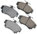 Akebono EUR837 Euro Ultra Premium Ceramic Disc Brake Pad Kit
