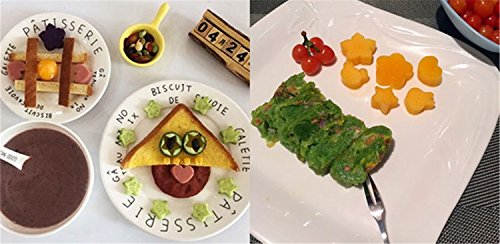 FantasyDay 9Pcs Vegetable Cutter Shapes Set for Kids, Fruit and Cookie Stamps Mold Pastry Cutters Cheese Presses Flower Star Heart Animals Stamp Mold Decorating Tools For Halloween& Christmas #1