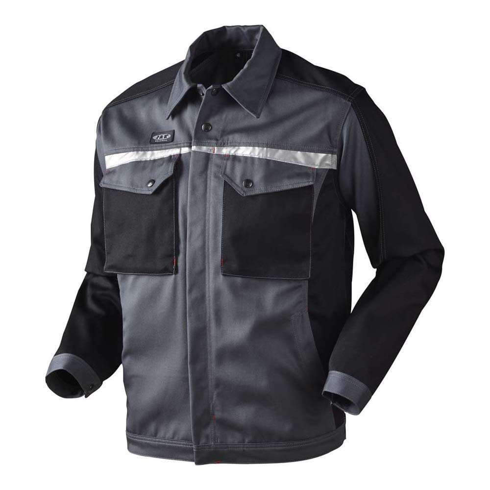 J.A.K. 102055007 Series 10205 100% Cotton Jacket, Grey/Black, 4XL Size