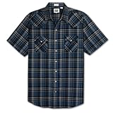 Ely Cattleman Tall Men's Assorted Plaid Short Sleeve Western Shirt