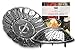Tuli Kitchen Stainless Steel Vegetable Steamer with silicone feet - includes free Ebook