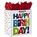 Hallmark Extra Large Birthday Gift Bag with Tissue Paper (Happy Birthday Lettering)