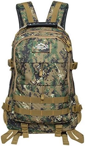 PioneerHiker Military Camo Backpack Tactical Backpacks for Hunting Camping Hiking Trekking Digital Camo