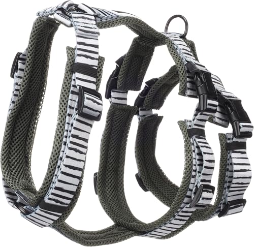 Flamingo Dog Safety harness Uluwatu White L 46-80cm 60-86cm 55-76cm 25mm