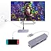 USB C to HDMI Adapter, ONCHOICE HDMI 4K+ USB 3.0x2+ USB-C Converter Cable Charging Port Hub for Nintendo Switch, Samsung DeX Station Desktop Experience for Galaxy S9/S8/+/Note 8, MacBook Pro