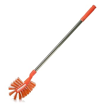 Vimal Steelo - Maxclean (Two Side & Long Handle) Toilet Cleaning Brush