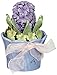 Cosmos 743-13 Fine Porcelain Hyacinth Pot Figurine, 4-3/4-Inch