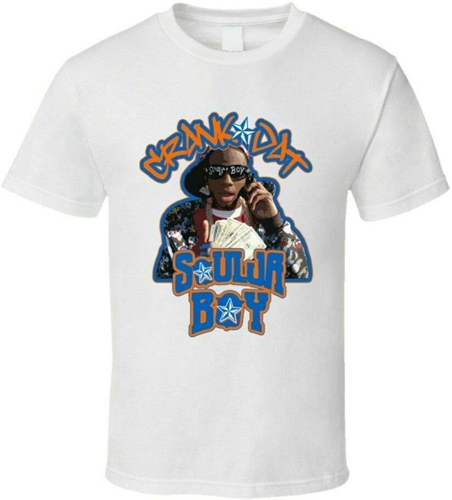 Soulja Boy Crank Dat Hip Hop Rap White Size S2XL T Shirt Shipping Amazon.co.uk Clothing