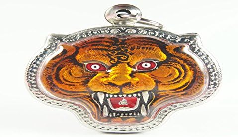 lp pern Tiger face Amulet Pendant Buddha Thai Amulet