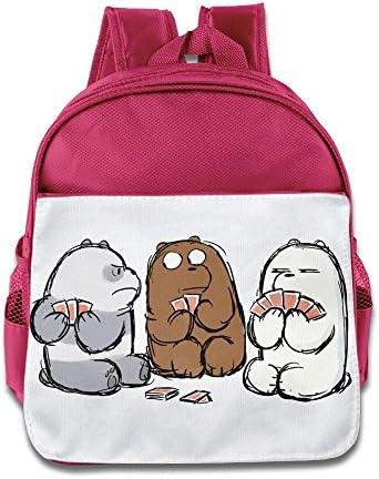 JccjCcjj We Bare Bears Eating Geek Lunch Bag Pink