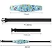 R • HORSE 2Pcs Infants and Baby Head Support Pram Stroller Safety Seat Fastening Belt Adjustable Head Support for Car Seat with Fluorescent Wristband