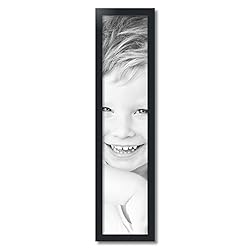 ArtToFrames 8x37 Inch Black Picture Frame, This
