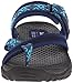 Skechers Women's Reggae Trailway Flip Flop, Navy/Blue, 10 M US