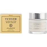 Elizabeth W, Vetiver Body Cream, 3.5 Ounces