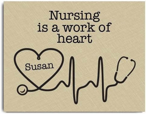 Lienzo De Pared Para Enfermera Libro De Invitados Alternativo