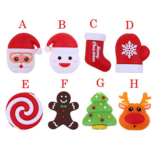 Christmas Cable Bite All Cable Cord Cable Saver Animal Phone Accessory (E) - Thumbnail 5