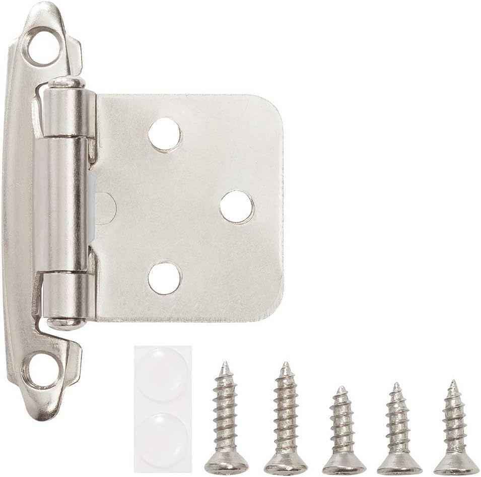 HOMER HARDWARE 50 PCS 1/2 Inch Variable Overlay Door Hinges