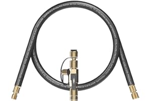 NAVAC NEVK1 Rapid Evacuation Kit | Valve Core Removal Tool and Evacuation Hose | 1/4″ and 5/16″ Valve Core Removal Tool | 3/8