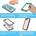 EFFUN iPhone 8/iPhone 7 Waterproof Case, Dottie Style IP68 Certified Underwater Cover Waterproof Shockproof Dustproof Dirtproof Snowproof Full Sealed iPhone Case (4.7 inch) Aqua Blue