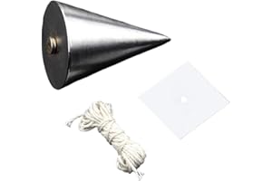 Ioensy Plumb Bob for Construction, Measuring, Vertical Measuring Tool for Woodworking, with Wire 500g