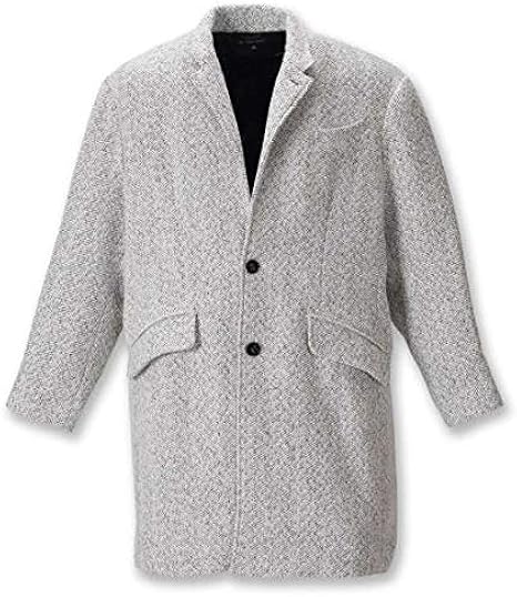 Amazon In The Attic ツイード チェスター コート ホワイト系 1253 0351 1 2l 3l 4l 5l 6l 大きいサイズ メンズ コート ジャケット 通販