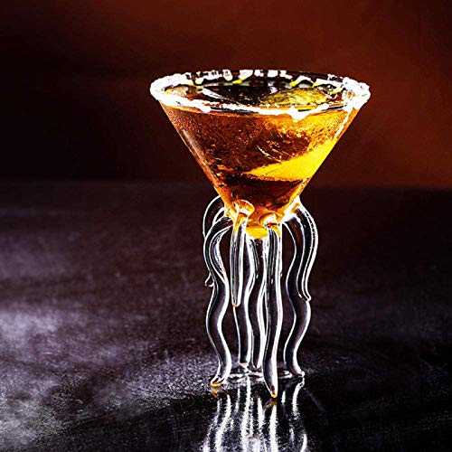 YUWEX Transparent Cocktailgläser 130ml Kreativ Gläser für Whisky Juice Wine Champagne Martini, Margarita, Mojito – Bild 5