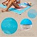 Beach Blanket Sand Proof also perfect as picnic and camping mat feat. an exclusive multi-layer design that makes this the perfect waterproof sand free beach mat + 4 premium spiral pegs and pouch.
