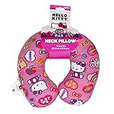 Hello Kitty Pink Rainbow Travel Neck Pillow
