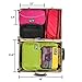 BAGSMART Travel Gear Luggage Packing Cube Lingerie Travel Case Bra Underwear Bag, Rose red