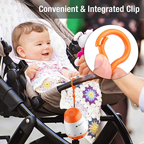 Baby Sleep Sound Machine, Portable White Noise Machine, Sound Therapy Machine - Auto-Off Timer Function and USB Output Charger