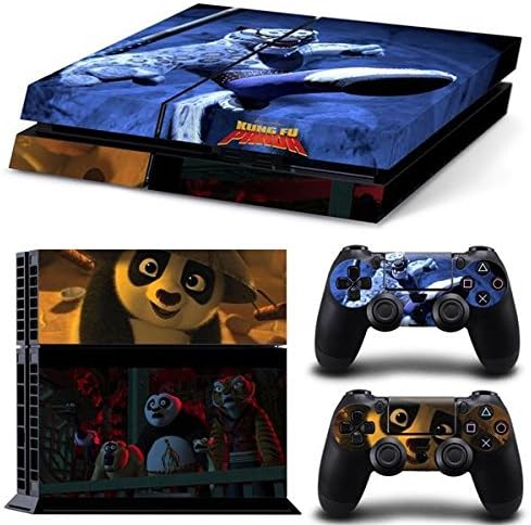 Playstation 4 + 2 Controller Design Sticker Protector Set - Kung Fu Panda /PS4