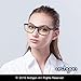 Archgon Fashion Computer Glasses Anti Blue Light UV Protection A+ Crystal Tempered Lens Model Berlin Classic GL-B104-K