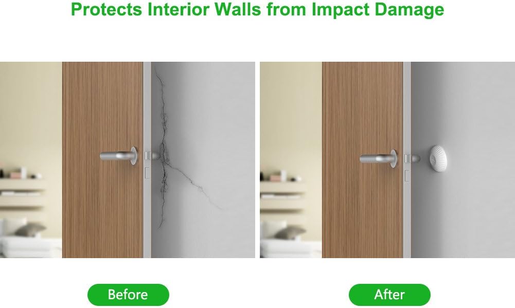 Blanco Armario Nevera Tope para Puertas Protectores de Pared