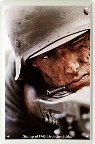 Amazon De Deutscher Soldat Wehrmacht Deutsches Reich Blechschild 20 X 30 Retro Blech 230