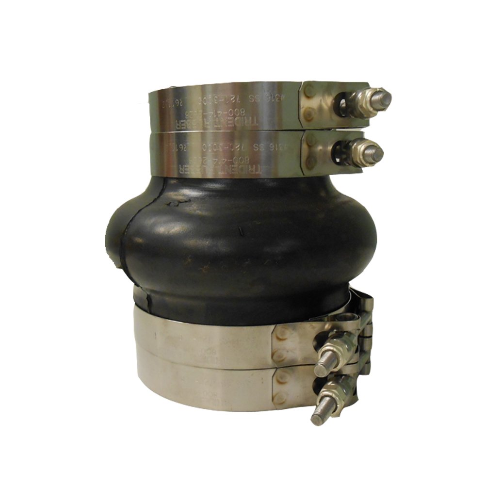 Trident Marine Thhr65S/S Black Epdm Rubber Marine Wet