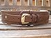 Shotgun Lilli Gun belt with Left Handed Tooled Holster Combo - 45 Caliber - Leather - Brown