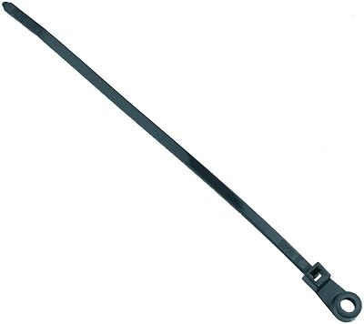 Switch Electronics Black Screw Mount Cable Ties 2.5x110mm Pack of 100 Nylon