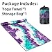 adorence Non Slip Yoga Towel (Upgraded PVC Grippies+Side Pockets) Microfiber Sweat Absorbent & Quick Dry Mat Towel – Ideal for Hot Yoga, Pilates and Workoutthumb 4