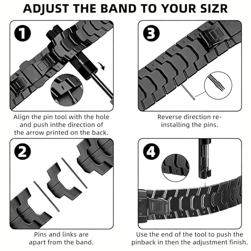 Titanium Strap for Garmin Fenix 8 47mm/Fenix 7/Fenix 7 Pro/Fenix 6/Fenix 6 Pro/Fenix 5, Quickfit 22mm Titanium Strap with Butterfly Clasp for Forerunner 965/955/945/935