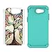 for Samsung Galaxy J3 Emerge Case, J3 Prime / J3 2017 / J3 Mission / J3 Luna Pro / J3 Eclipse/Express Prime 2 / Amp Prime 2 / Sol 2 Case, LEEGU Dual Layer Heavy Duty Protective Case - Love Tree