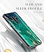 GVIEWIN Marble Designed for Samsung Galaxy S9 Plus Case, Ultra Slim Thin Glossy Soft TPU Rubber Gel Silicone Phone Case Cover for S9 Plus (Green/Gold)