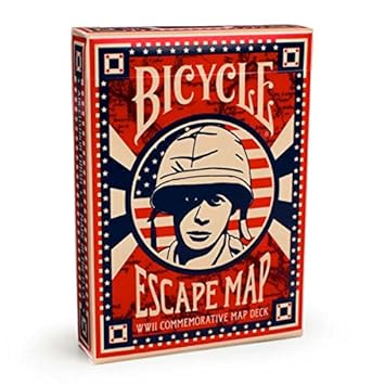 Bicycle Escape Map Playing Cards Secret Route Map Edition Poker Collectible Deck