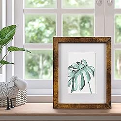 8x10 Picture Frame Brown Set of 6, Display Pictures