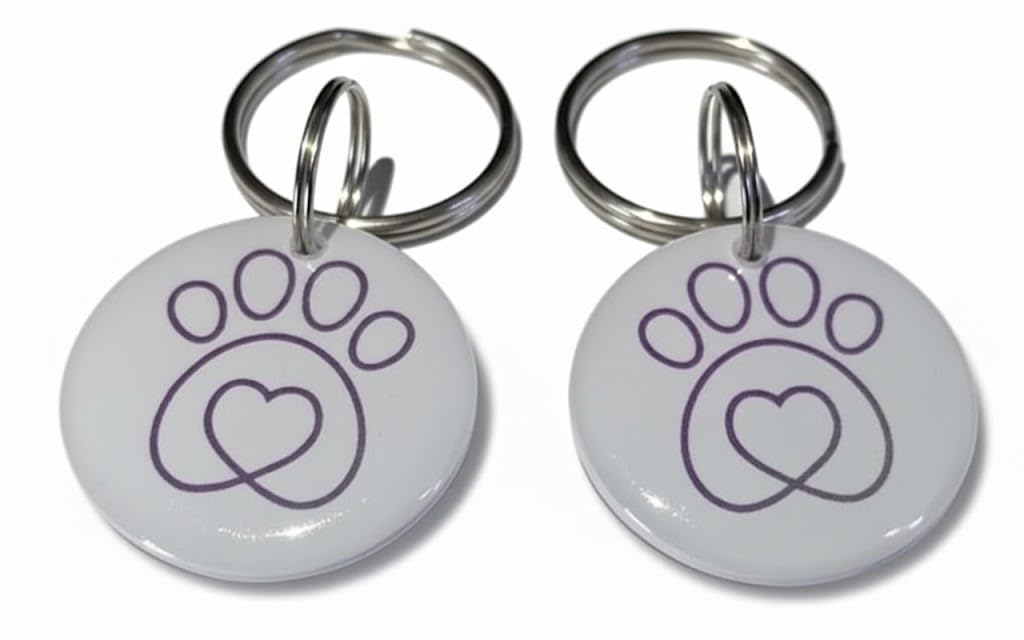 PETQUALITY Show That Love Compatible/Replacement for Petsafe for Microchip RFID Collar Tags Disc Key (Pack of 2)
