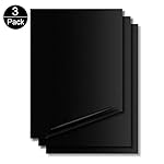 Grill Mat,ESCNE Set of 3 Non Stick BBQ Grill Mats - Heavy Duty, Reusable, and Easy to Clean-Works on Gas , Charcoal , Electric Grill and More -Black